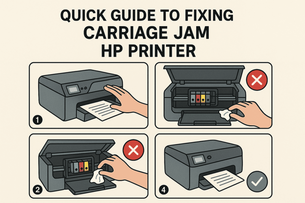 carriage jam hp printer