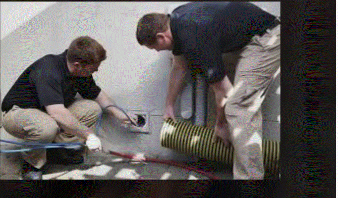 Air duct cleaning technician servicing home HVAC ducts in Thornton, Colorado for cleaner air and better indoor quality.