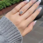 emerald and diamond ring