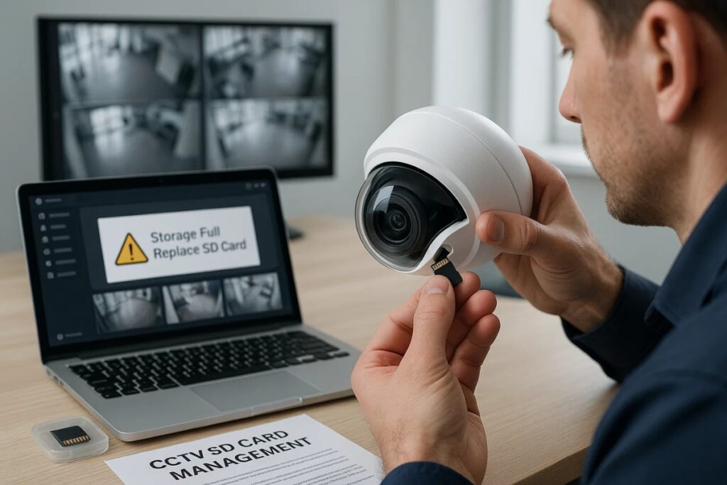 CCTV SD Card Management: Removal, Alerts & Tips
