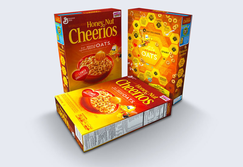 cereal boxes