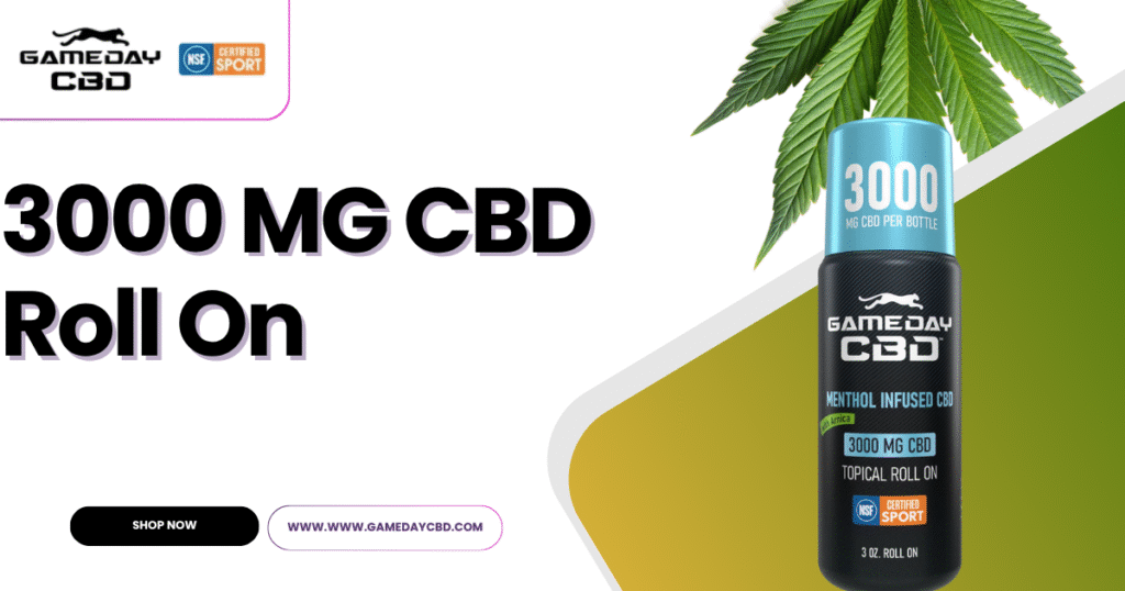 3000 mg cbd roll on