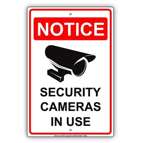 Video Surveillance Signs – Protecting Property