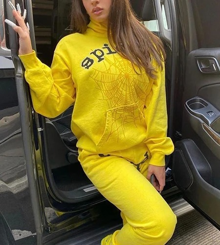 Sp5der Hoodie Yellow