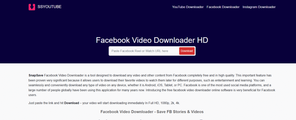 Facebook Video Downloader