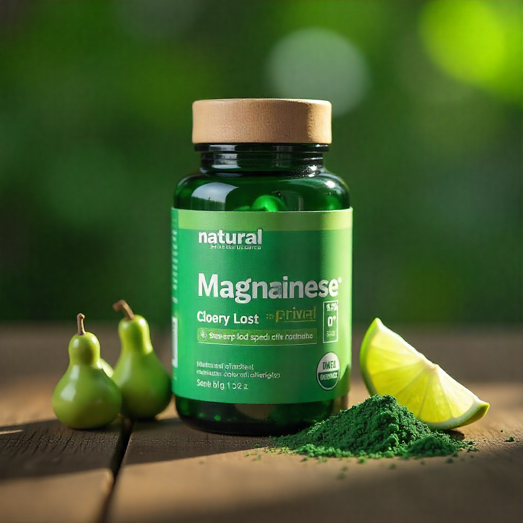 Manganese (1.5%) from Spirulina & Chlorella